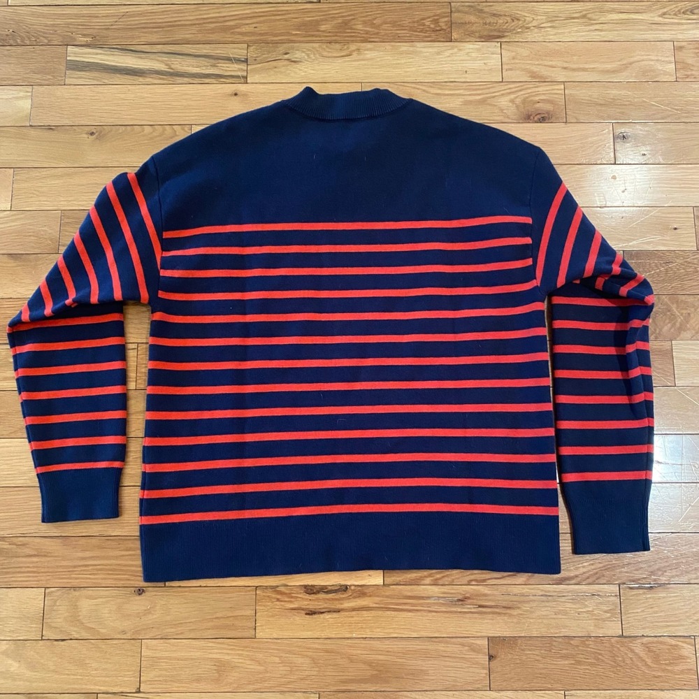 Everlane Wool Blend Crew Neck Button Shoulder Sweater Women's Size L - Picture 5 of 5